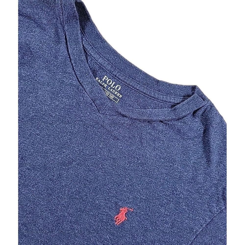 Polo Ralph Lauren Boys Long Sleeve Crew Neck T-Shirt Red Pony Logo L-14-16‎
